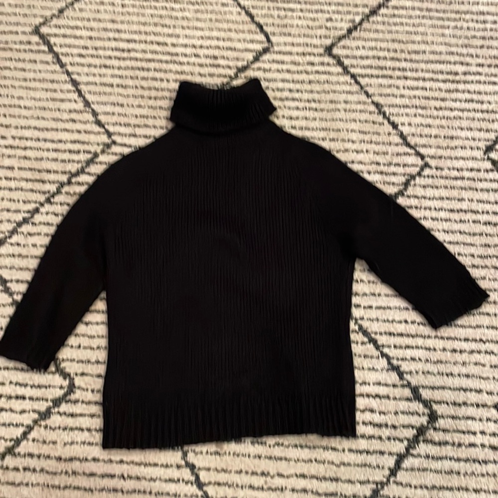Medium black turtleneck by French Connection.